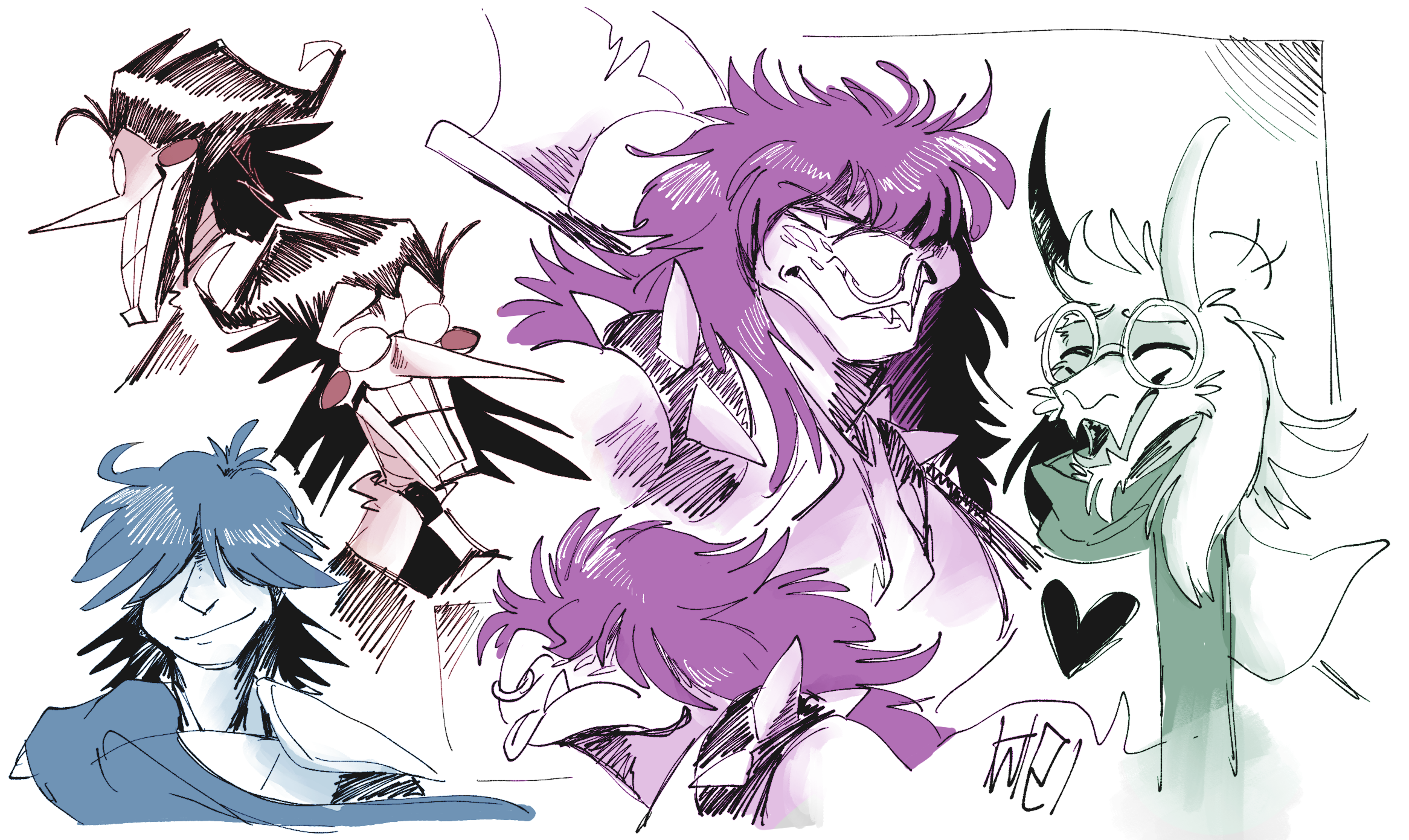 (2021) Deltarune Sketches | Digital (2021) Deltarune Sketches | Digital Fan-Art