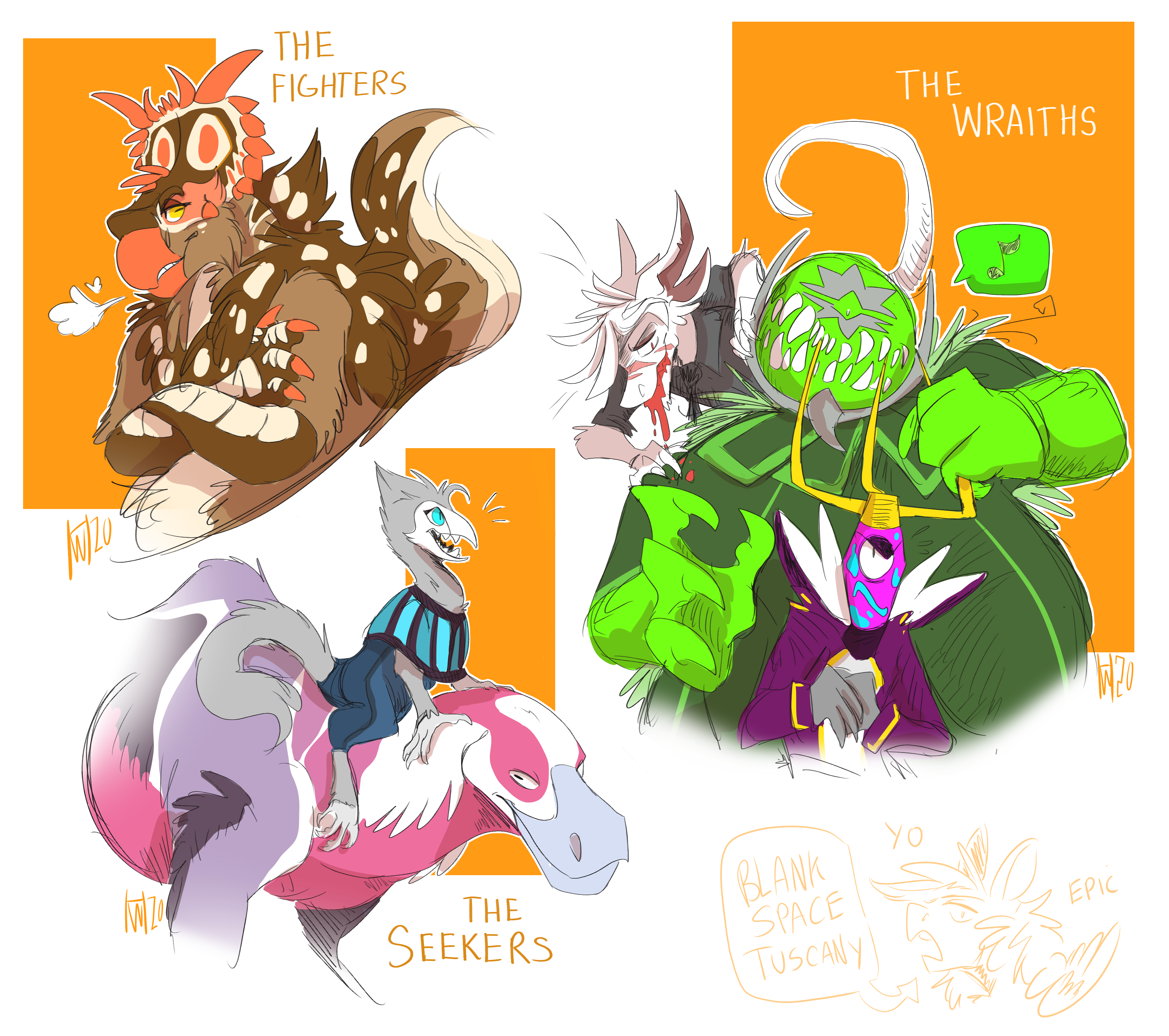 (2020) OBAT Doodles | Digital Concept Art (2020) OBAT Doodles | Digital Concept Art